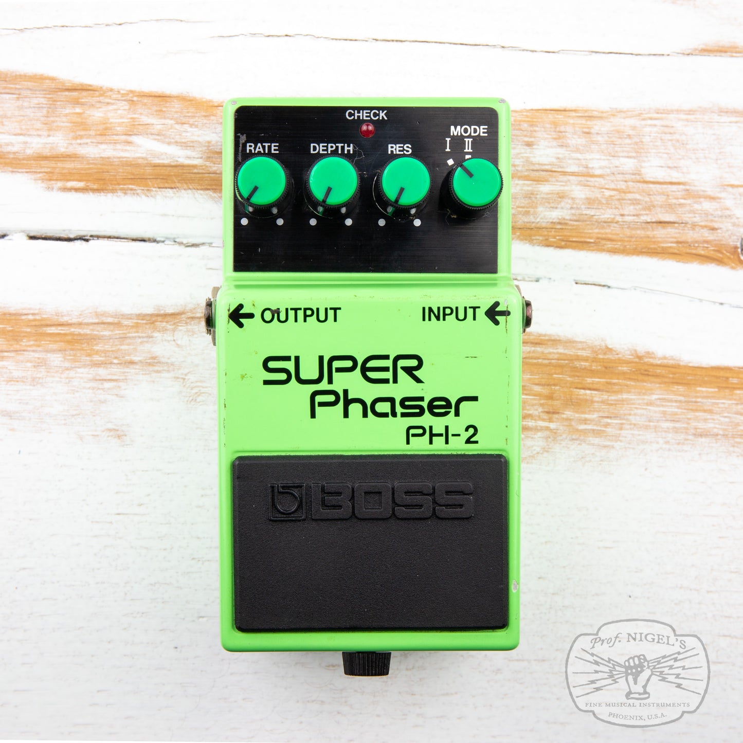 Boss PH-2 Super Phaser 1984 Black Label Vintage MIJ