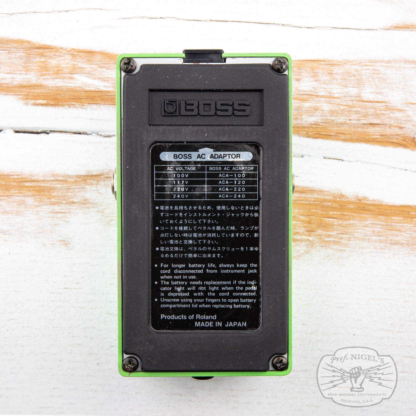 Boss PH-2 Super Phaser 1984 Black Label Vintage MIJ
