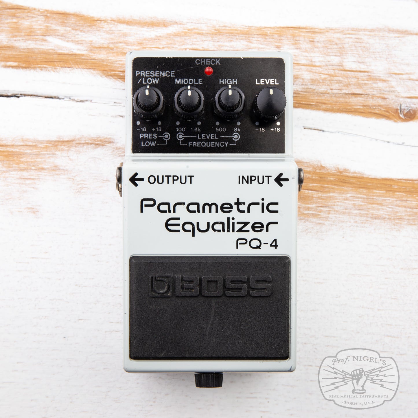 Boss PQ-4 Parametric Equalizer MIT Silver Label 1994
