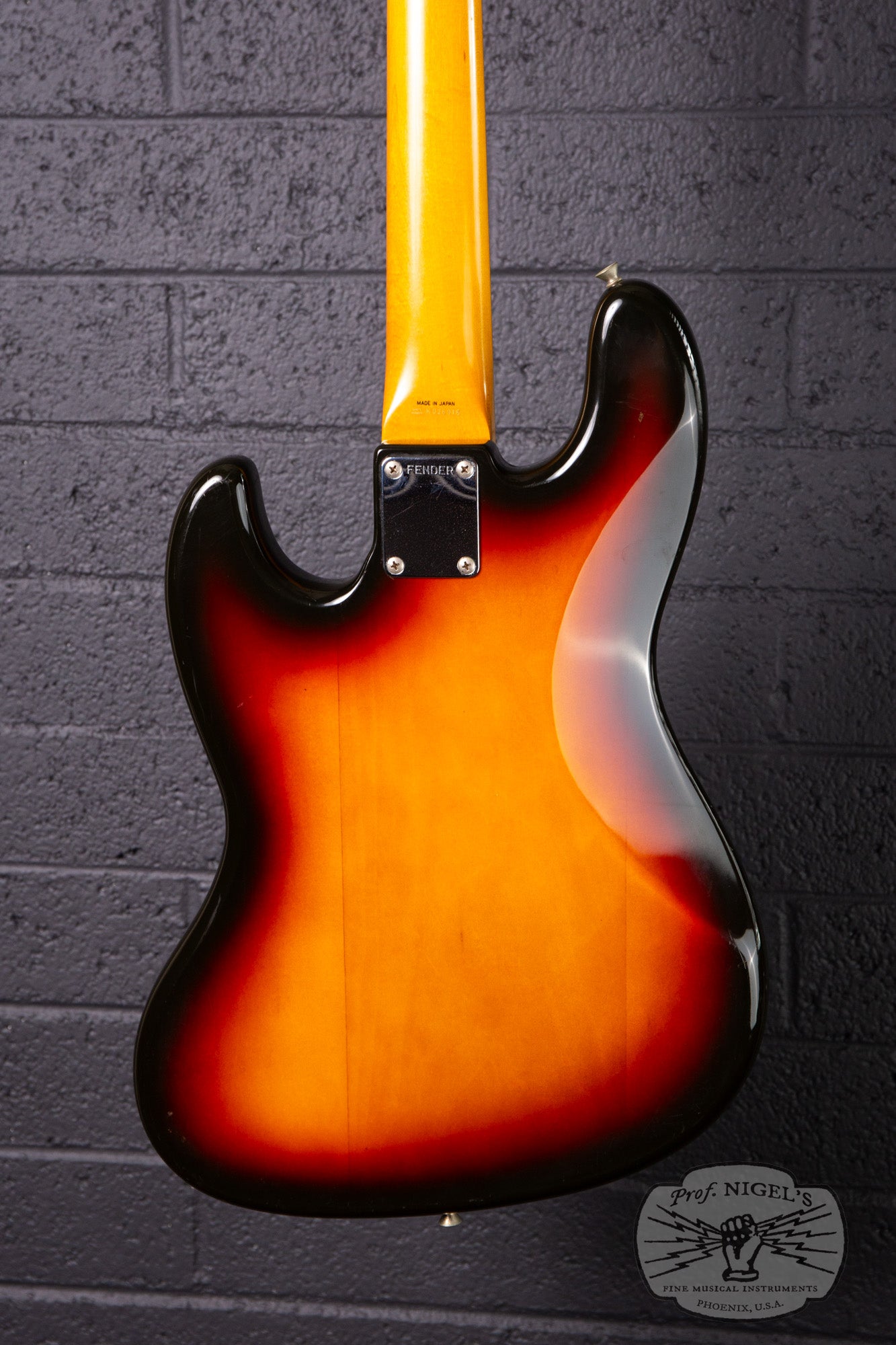 1991 Fender MIJ JBD-62 Fujigen US JB-Vintage Pickups 3TS Vintage Made in Japan Three Tone Sunburst