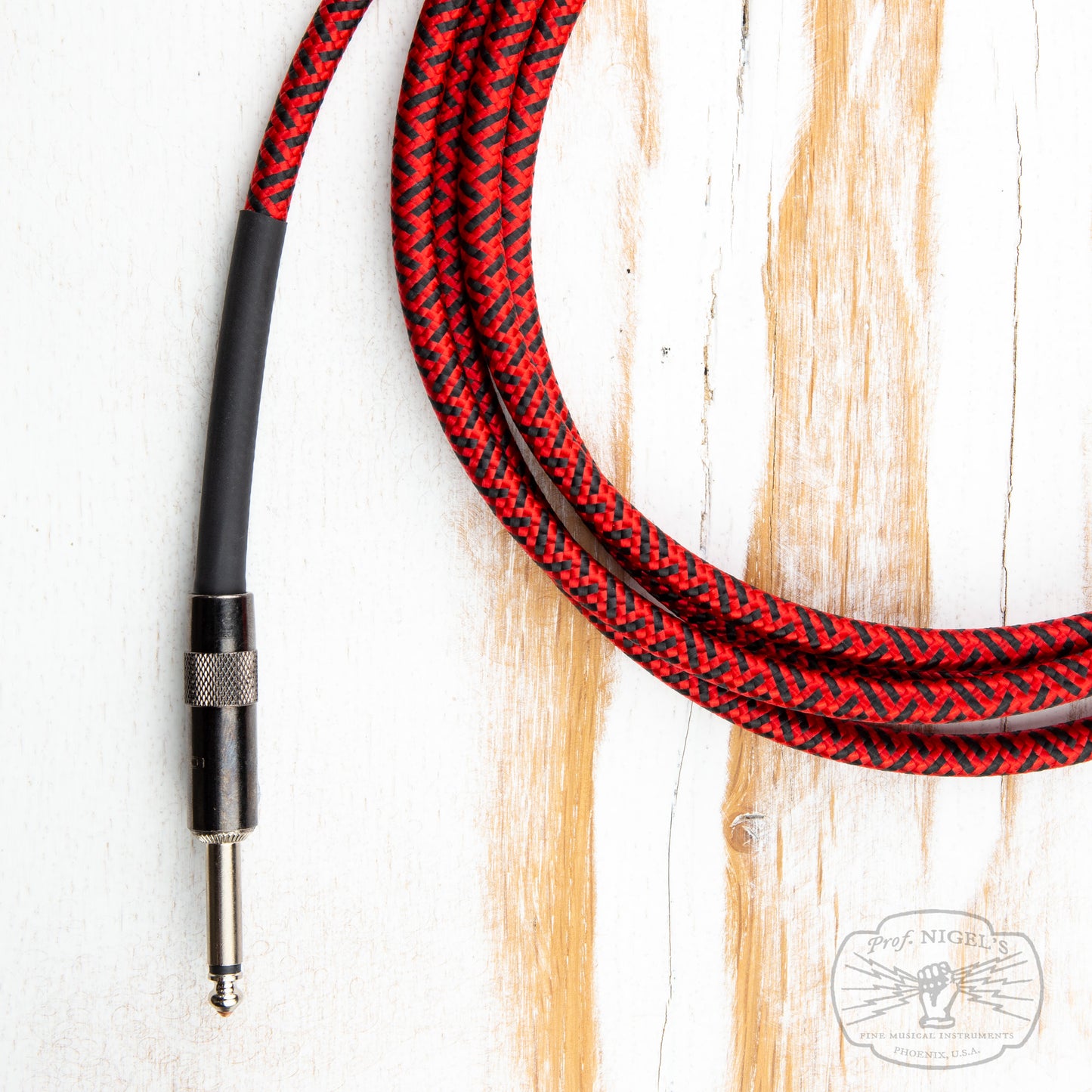The Looking Glass Ultra-Low Capacitance Instrument Cable (Crimson Riot - Straight/Straight Connectors)