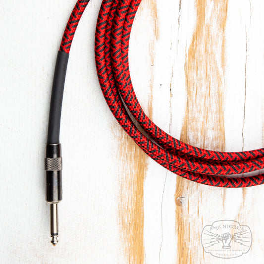 The Looking Glass Ultra-Low Capacitance Instrument Cable (Crimson Riot - Straight/Straight Connectors)