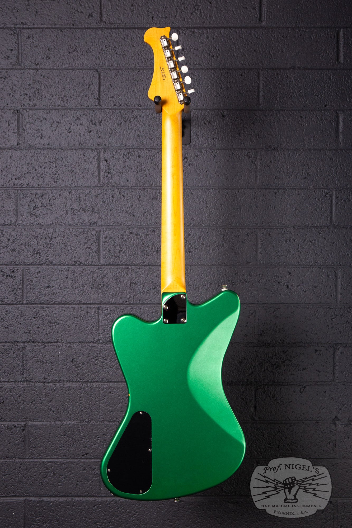 Fujigen-made History x Kaminari KH-Cygnet 2016 Apple Green Metallic DiMarzio Mini Humbucker Non-Reverse MIJ Made in Japan