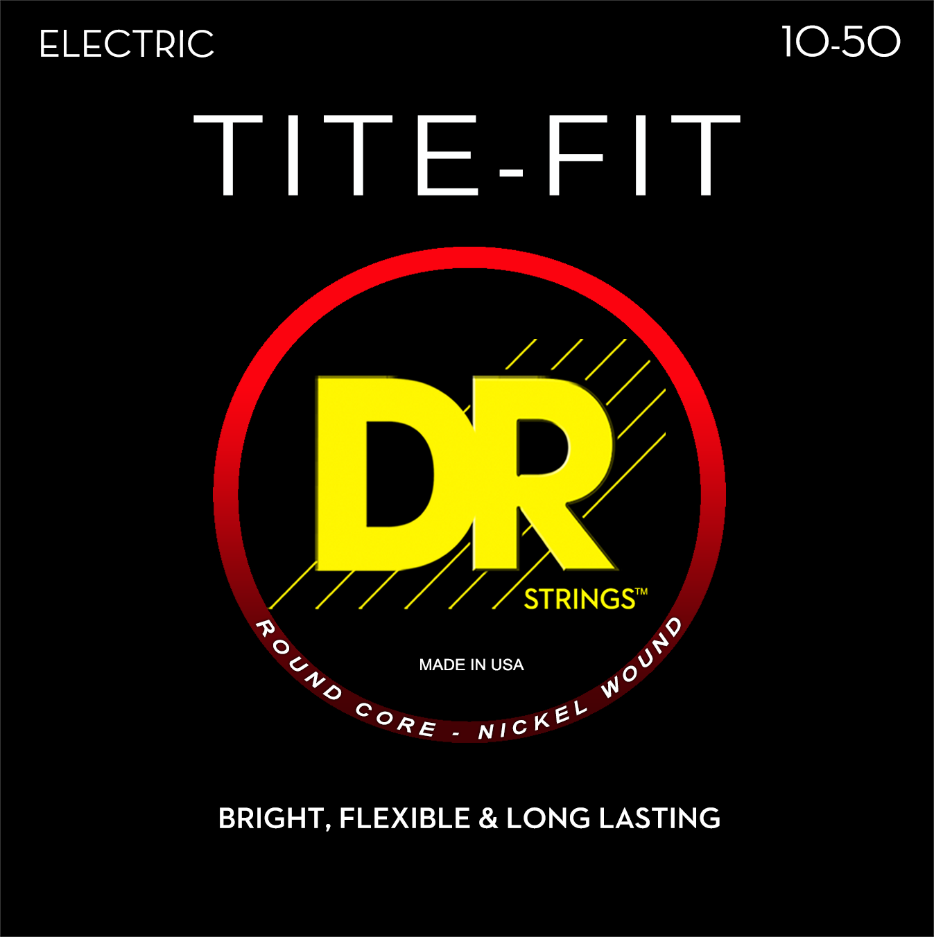 TITE-FIT™ Nickel Plated Electric Guitar Strings - Single Packs