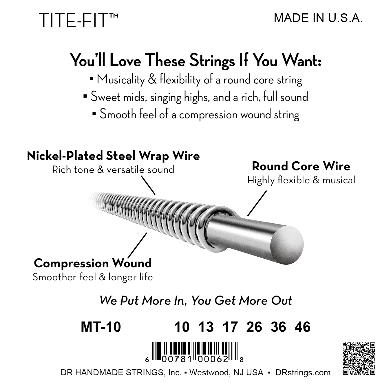 TITE-FIT™ Nickel Plated Electric Guitar Strings - Multi-Packs