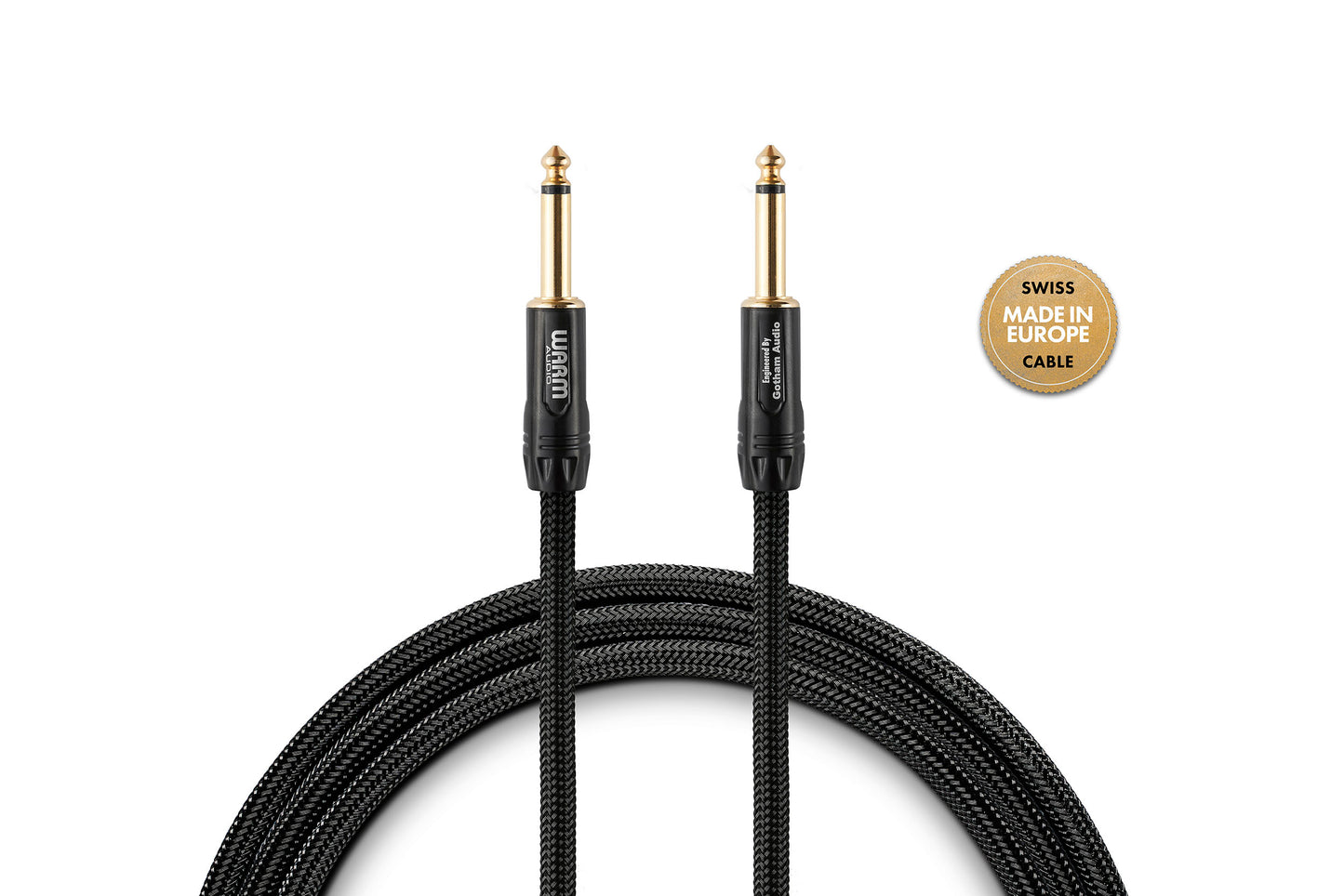 Premier Series - 1/4" TS Instrument Cable - Straight / Straight Connectors
