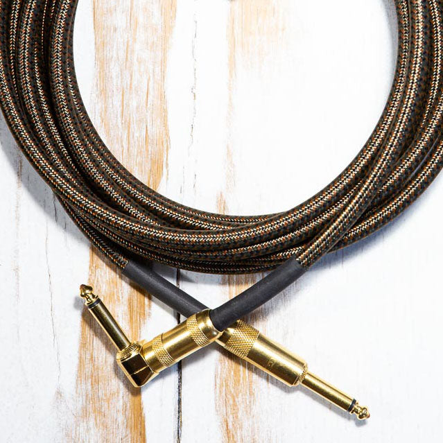 The Looking Glass Ultra-Low Capacitance Instrument Cable (Mossfire Camo Gold)