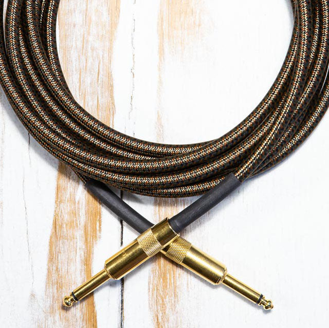 The Looking Glass Ultra-Low Capacitance Instrument Cable (Mossfire Camo Gold)
