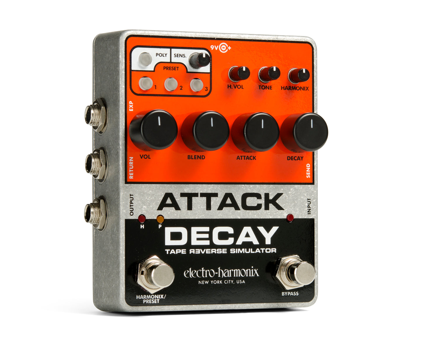 Attack Decay Tape Reverse Simulator and Volume Envelope Pedal