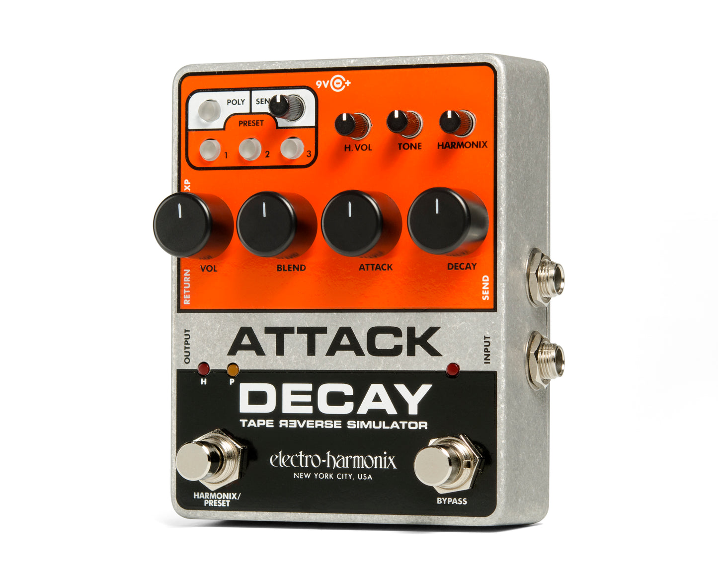 Attack Decay Tape Reverse Simulator and Volume Envelope Pedal