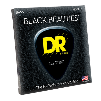 BLACK BEAUTIES™ BLACK Coated Bass Strings