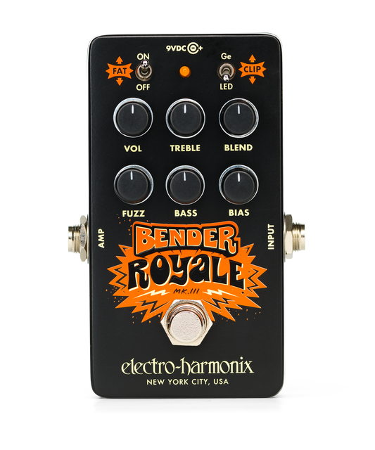 Bender Royale Fuzz Classic Germanium Mkiii 3-transistor Fuzz -  Black