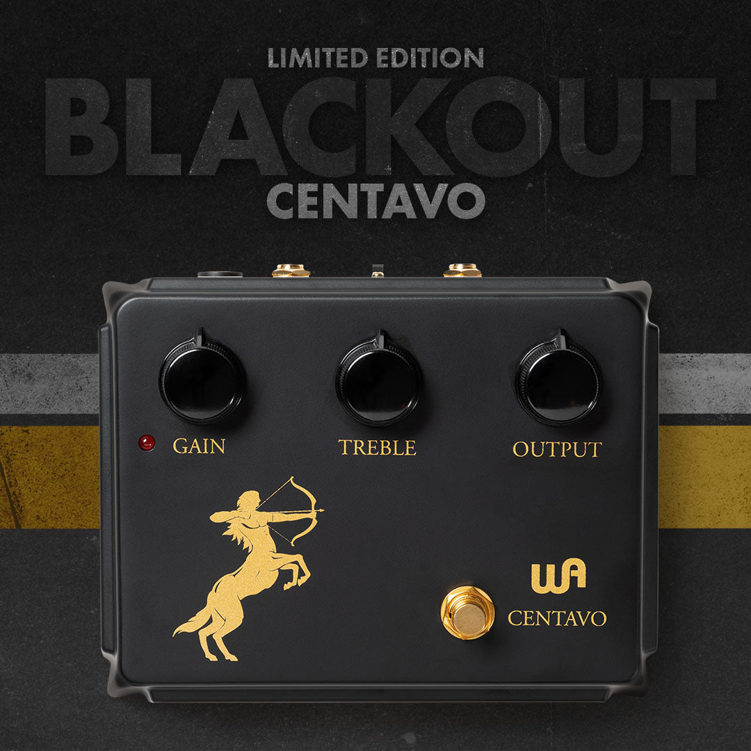 Centavo Blackout Limited Edition Professional Overdrive Pedal WA-CVB