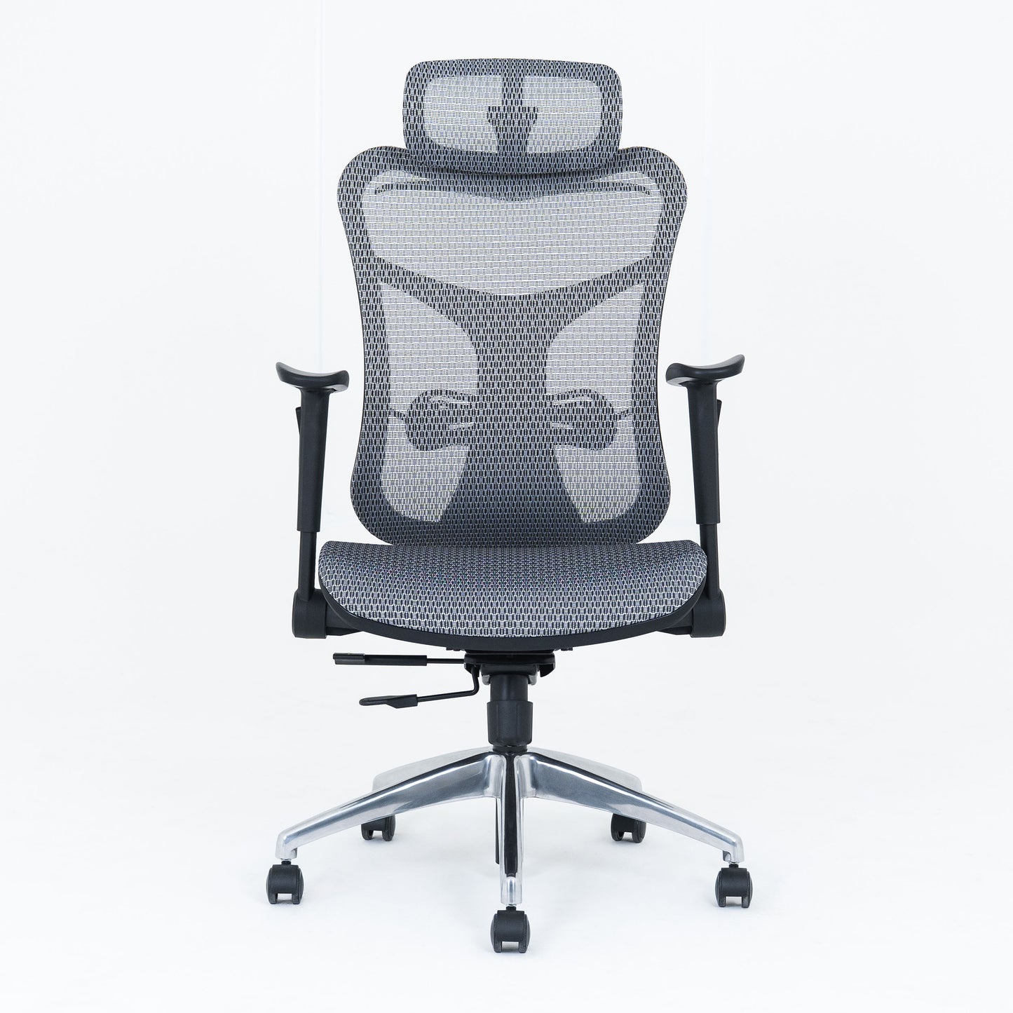Wavebone Viking Studio Chair w/ Mesh Seat & Headrest – Ergonomic Recording Chair