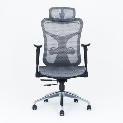 Wavebone Viking Studio Chair w/ Mesh Seat & Headrest – Ergonomic Recording Chair
