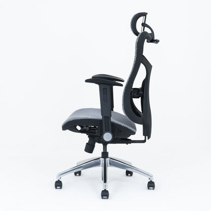 Wavebone Viking Studio Chair w/ Mesh Seat & Headrest – Ergonomic Recording Chair