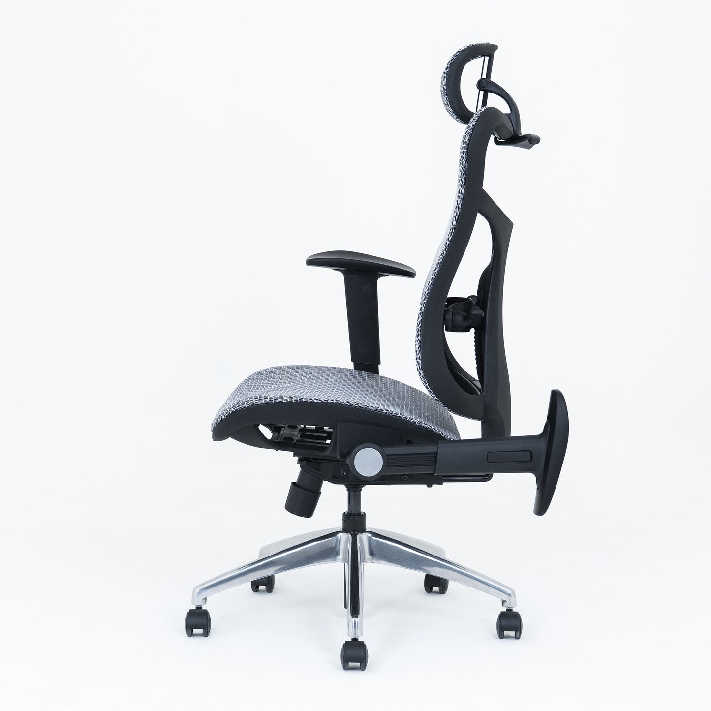 Wavebone Viking Studio Chair w/ Mesh Seat & Headrest – Ergonomic Recording Chair