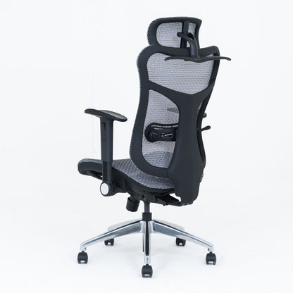 Wavebone Viking Studio Chair w/ Mesh Seat & Headrest – Ergonomic Recording Chair