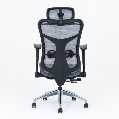 Wavebone Viking Studio Chair w/ Mesh Seat & Headrest – Ergonomic Recording Chair