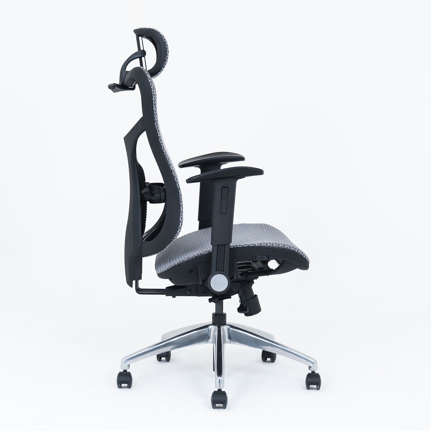 Wavebone Viking Studio Chair w/ Mesh Seat & Headrest – Ergonomic Recording Chair