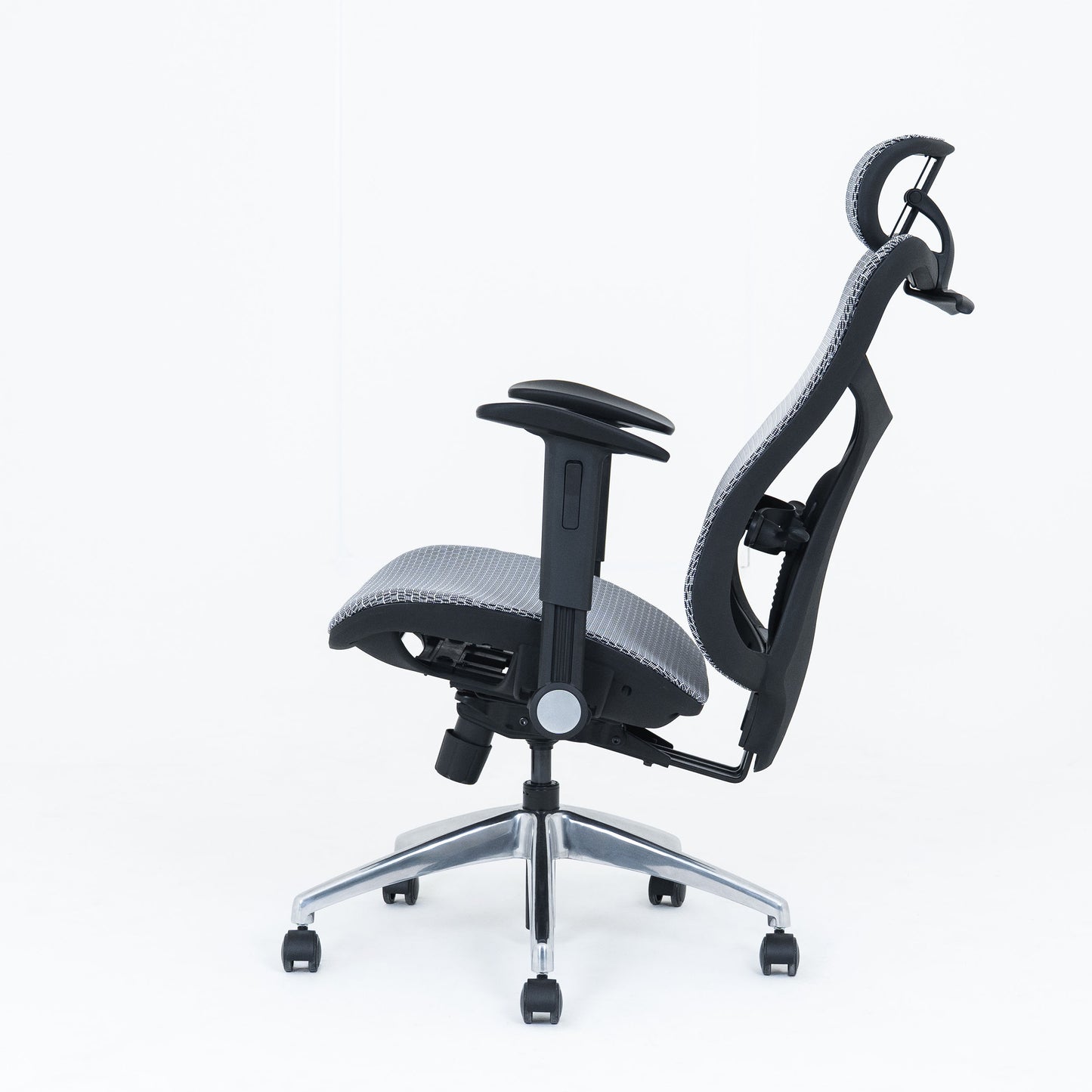 Wavebone Viking Studio Chair w/ Mesh Seat & Headrest – Ergonomic Recording Chair