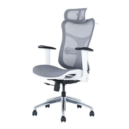 Wavebone Viking Studio Chair w/ Mesh Seat & Headrest – Ergonomic Recording Chair