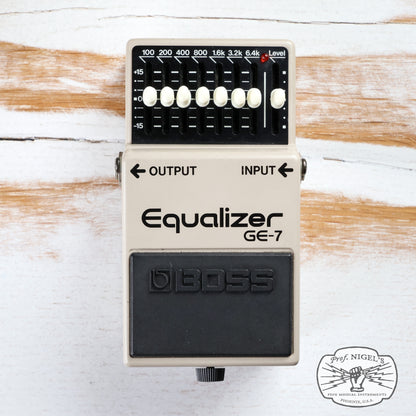 Boss MIJ GE-7 Equalizer w/ Box Black Label Made in Japan
