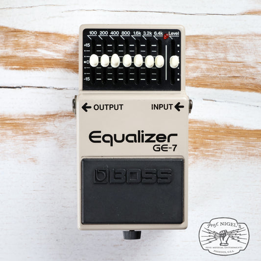 Boss MIJ GE-7 Equalizer w/ Box Black Label Made in Japan
