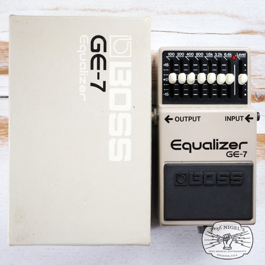 Boss MIJ GE-7 Equalizer w/ Box Black Label Made in Japan