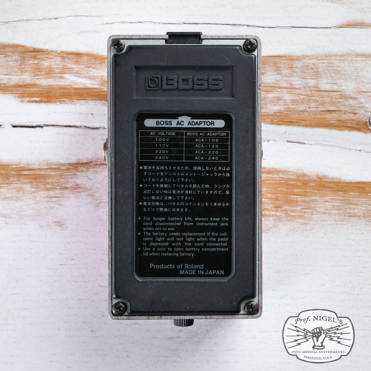 Boss BF-2 Flanger (Black Label) Vintage MIJ Made in Japan EX