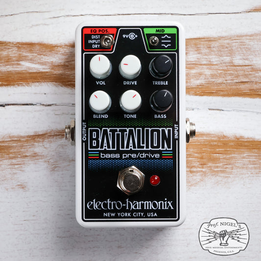Open Box - Electro-Harmonix Nano Battalion Bass Preamp & Overdrive