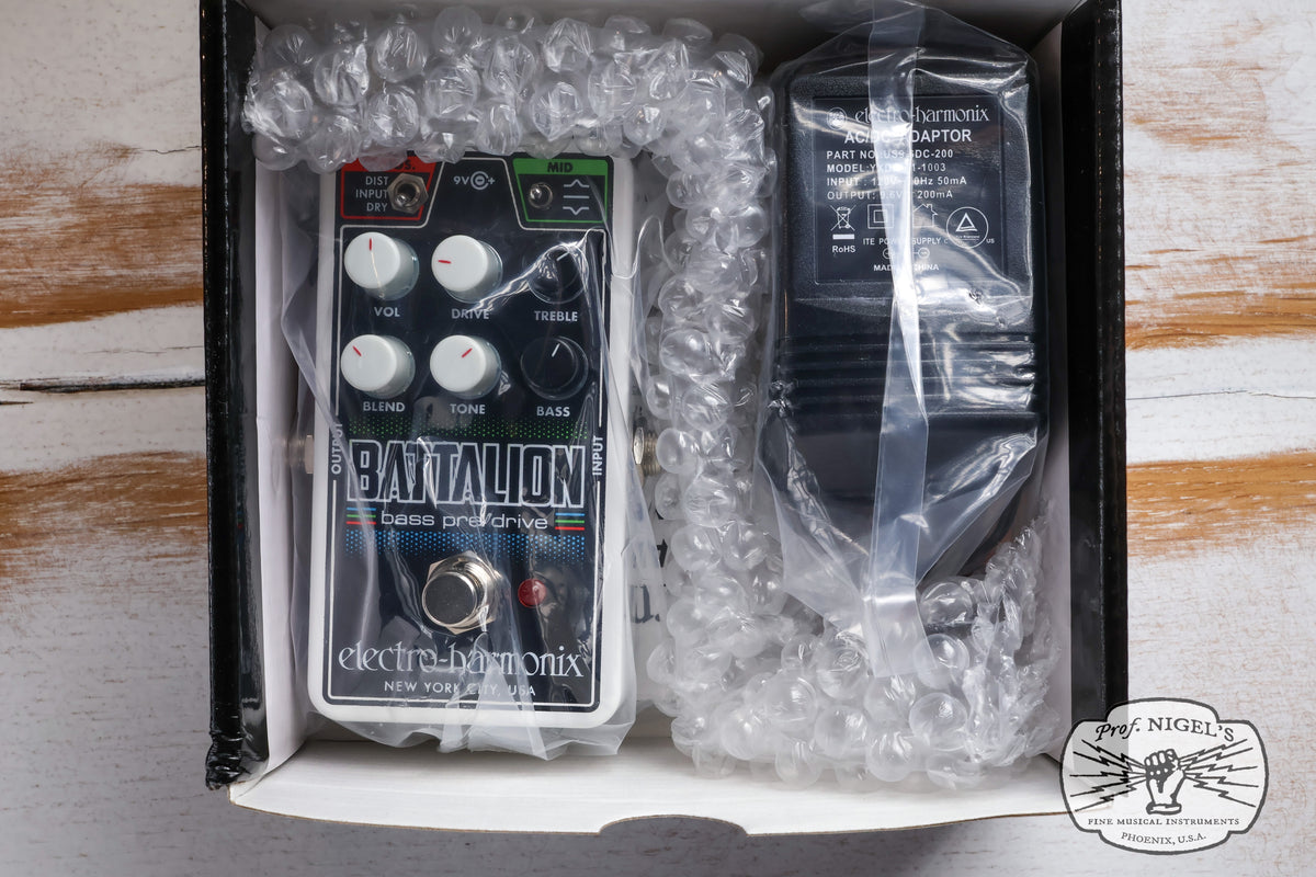 Open Box - Electro-Harmonix Nano Battalion Bass Preamp & Overdrive