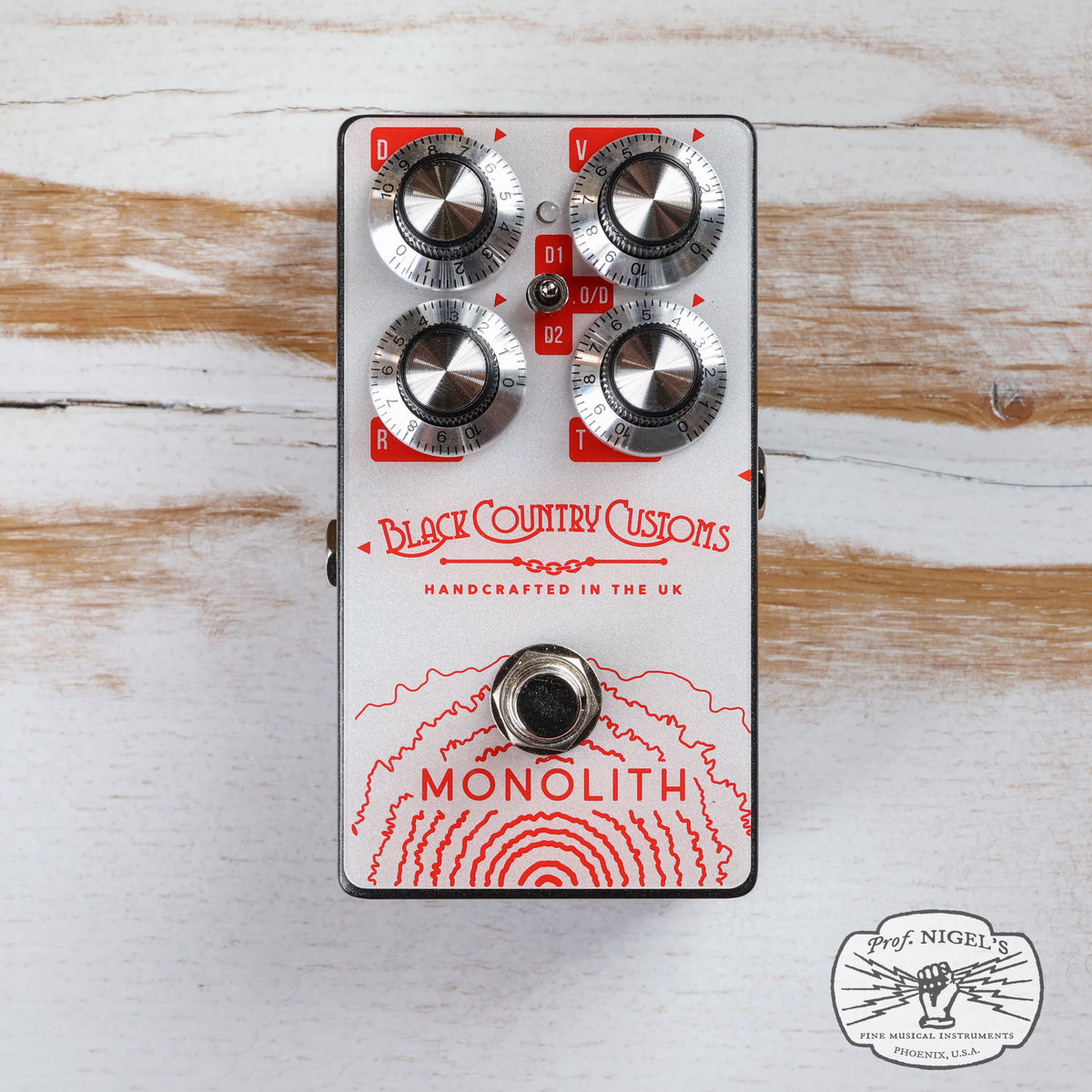 Shop Demo - Laney Monolith Distortion  Black Country Customs Effects Pedal (3-Mode Drive)