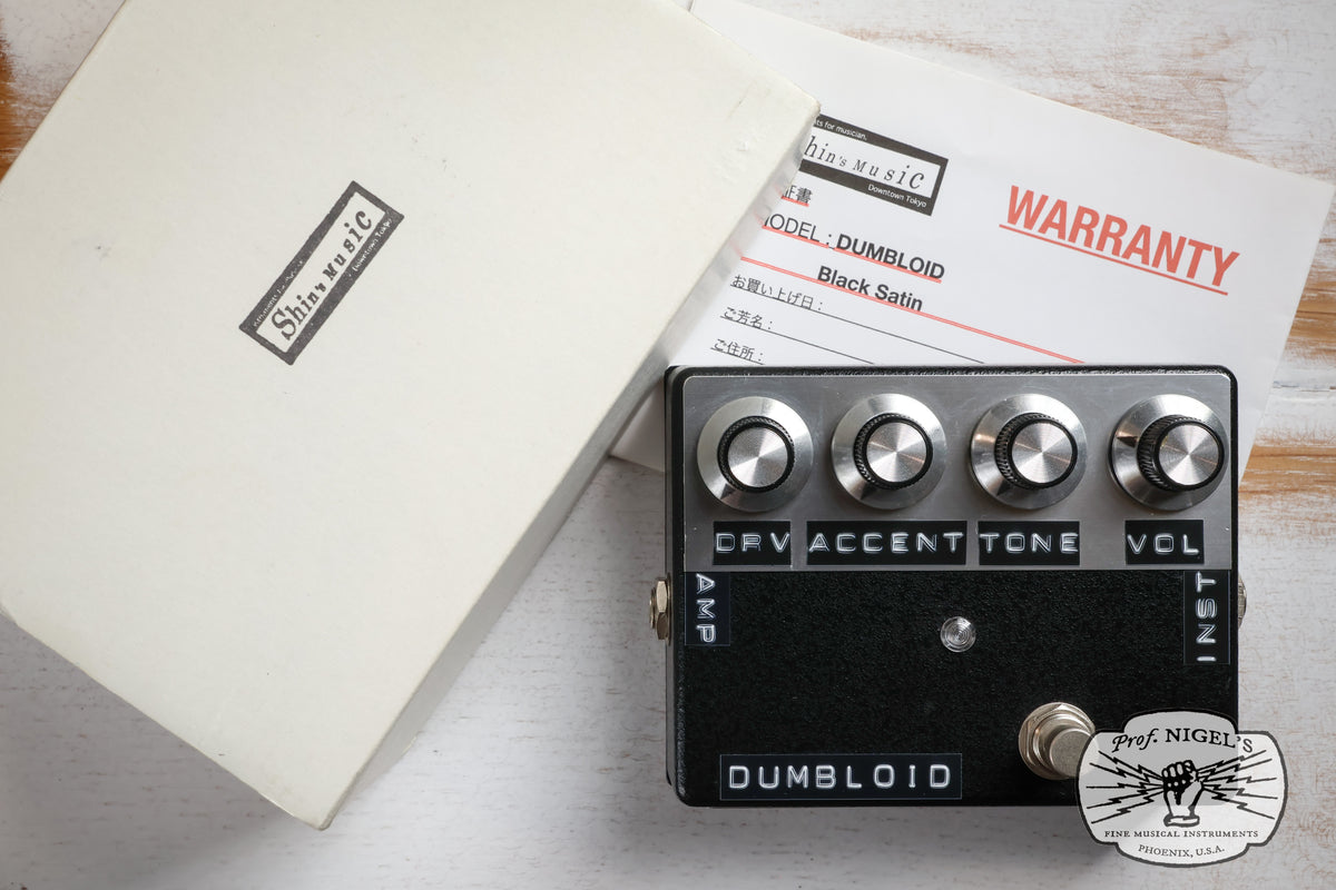 Shin's Music DUMBLOID Black Satin w/ Box Made in Japan MIJ