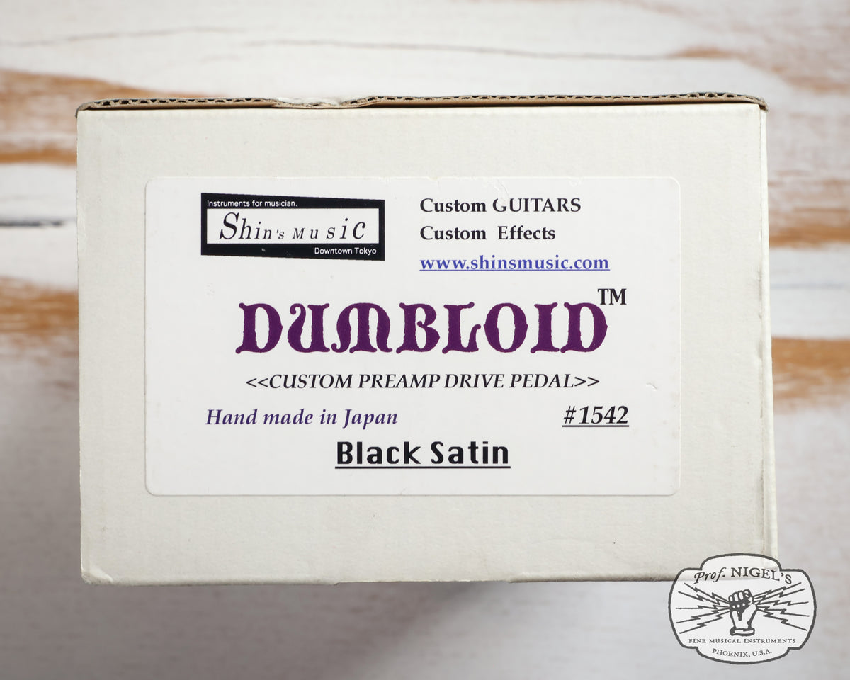 Shin's Music DUMBLOID Black Satin w/ Box Made in Japan MIJ