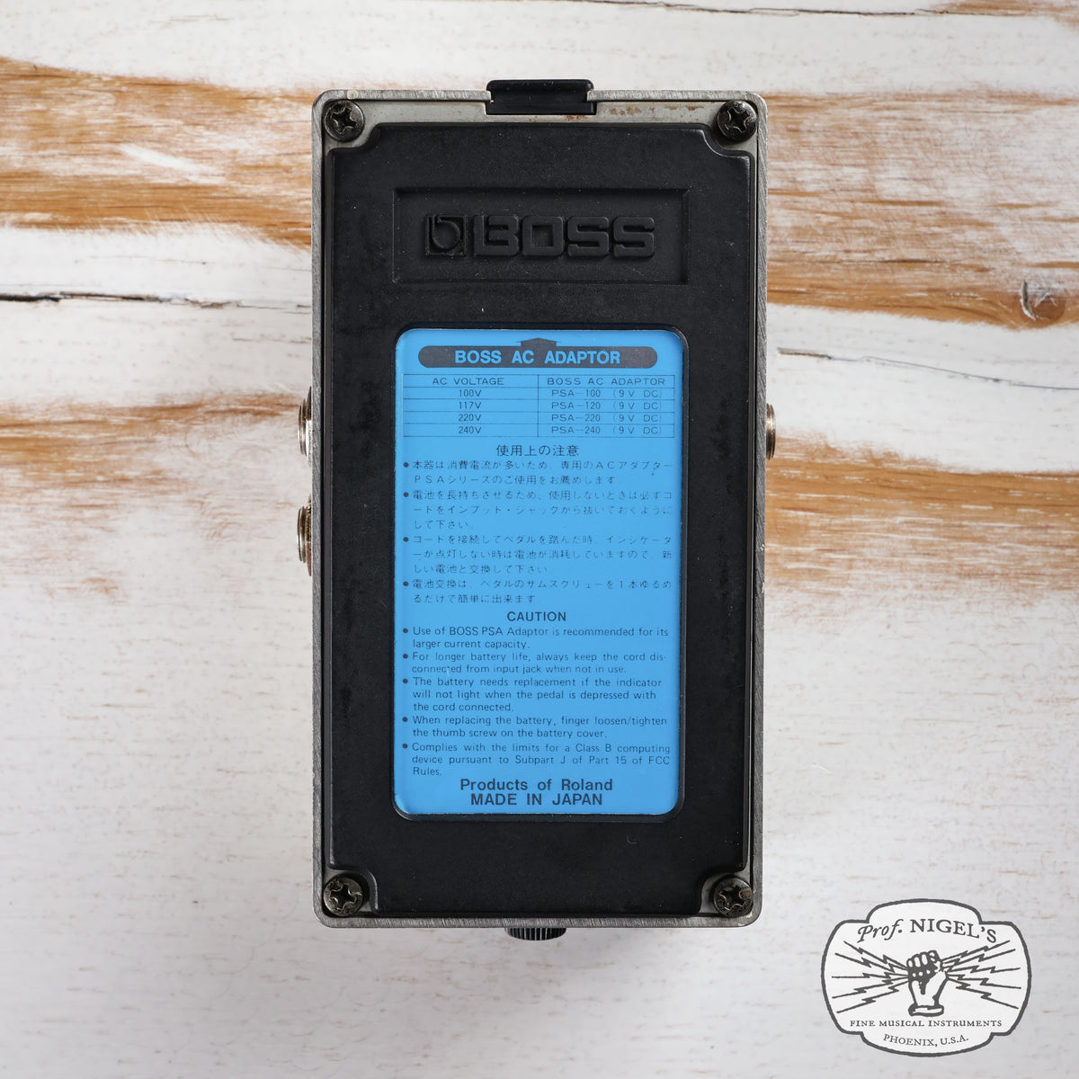 Boss DD-2 Digital Delay MIJ Blue Label Long Chip Vintage Made in Japan