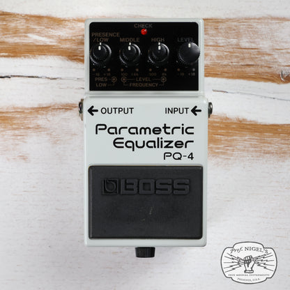 Boss PQ-4 Parametric Equalizer MIT Silver Label