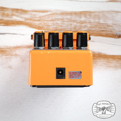 Boss DS-2 Turbo Distortion Effects Pedal MIJ Silver Label Made in Japan