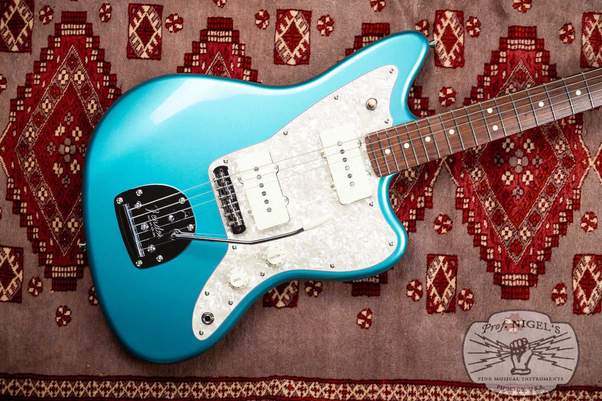 Fender MIJ FSR Hybrid II Jazzmaster Teal Green Metallic Matching Headstock MH TGM Made in Japan