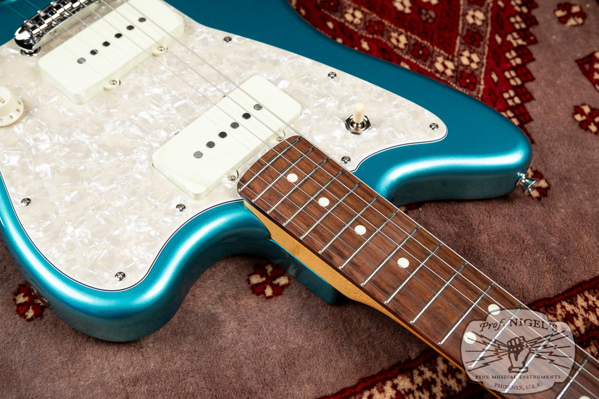 Fender MIJ FSR Hybrid II Jazzmaster Teal Green Metallic Matching Headstock MH TGM Made in Japan