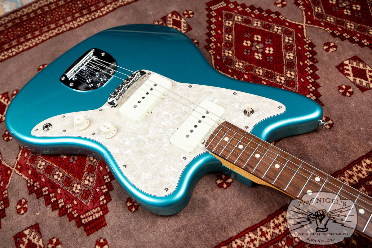 Fender MIJ FSR Hybrid II Jazzmaster Teal Green Metallic Matching Headstock MH TGM Made in Japan