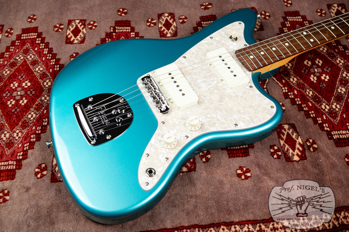 Fender MIJ FSR Hybrid II Jazzmaster Teal Green Metallic Matching Headstock MH TGM Made in Japan