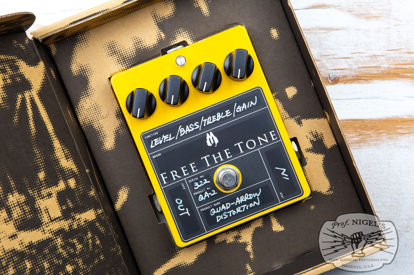 Free The Tone QA-2 Quad Arrow w/ Box High Dynamic Range Distortion MIJ Made in Japan