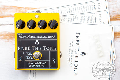 Free The Tone QA-2 Quad Arrow w/ Box High Dynamic Range Distortion MIJ Made in Japan