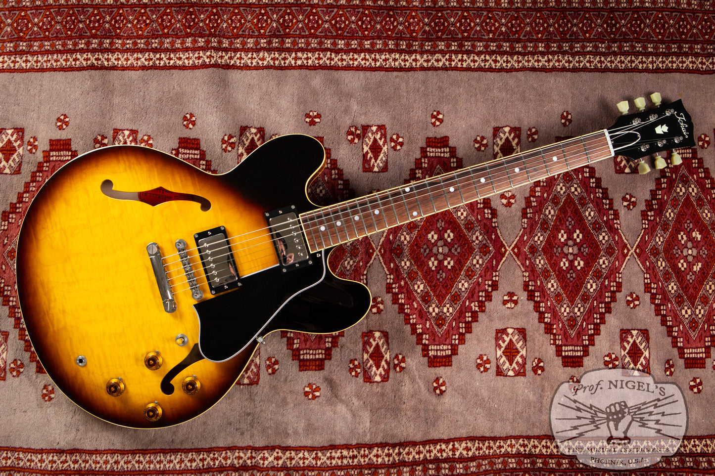RARE Tokai Hibiki HES225 w/ Case Lacquer Sunburst 335-style MIJ Tokai Super Shop Japan