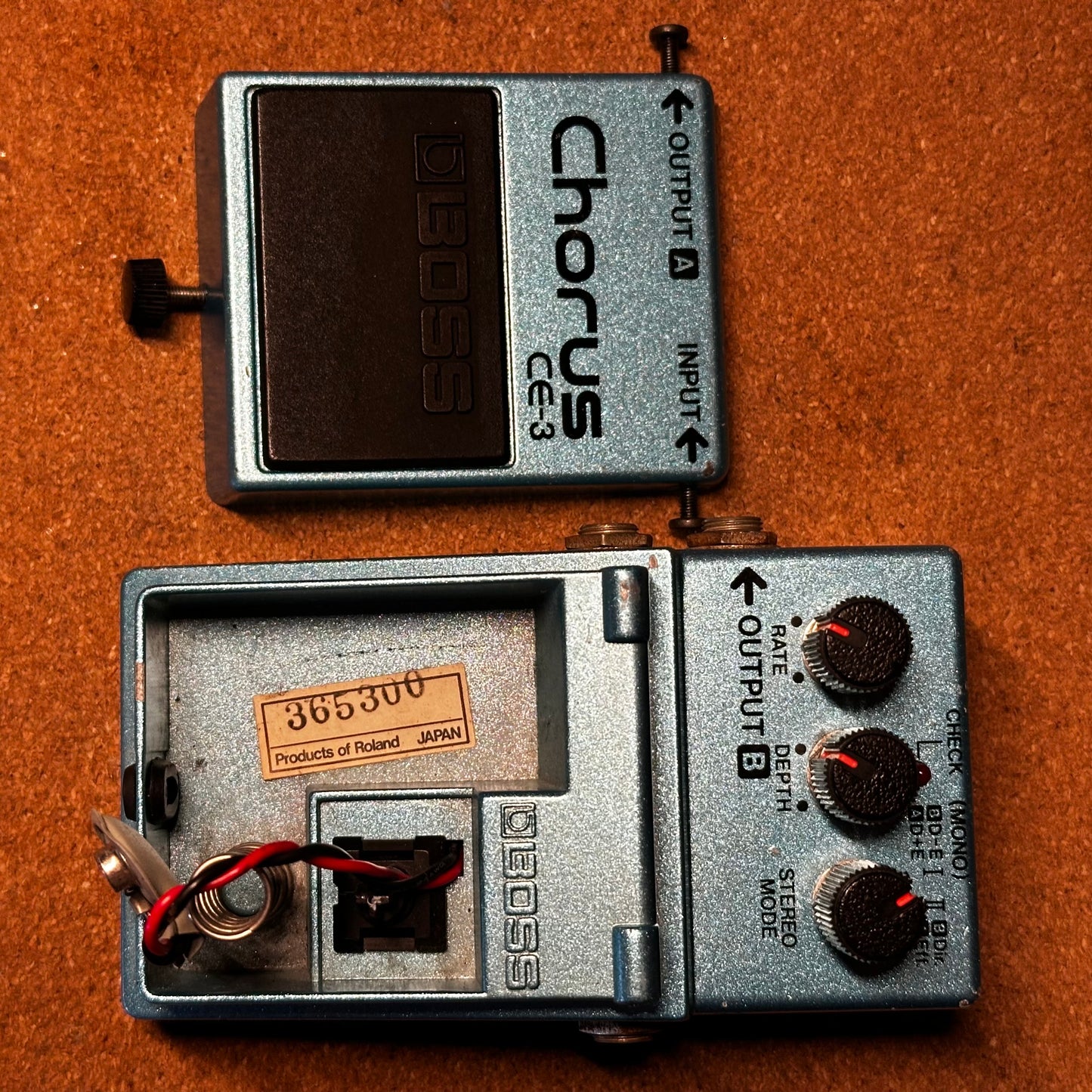 Boss CE-3 MIJ (Black Label) 1983 Vintage Made in Japan