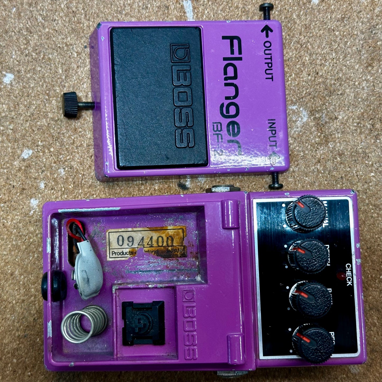 Boss BF-2 Flanger (Black Label) 1981 Vintage MIJ Made in Japan