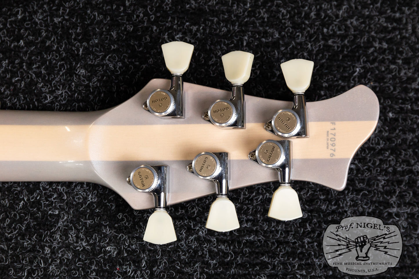 Fujigen-built RYOGA Hornet-T3V Electric Guitar Transparent Pearl White