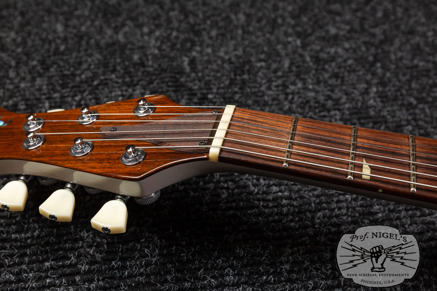 Fujigen-built RYOGA Hornet-T3V Electric Guitar Transparent Pearl White