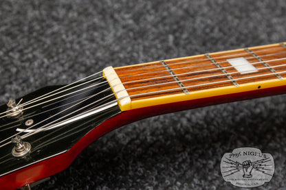 ESP Edwards MIJ E-SA-125LT w/ Case Cherry Lacquer Carved Top 335-style Seymour Duncan Semi Acoustic